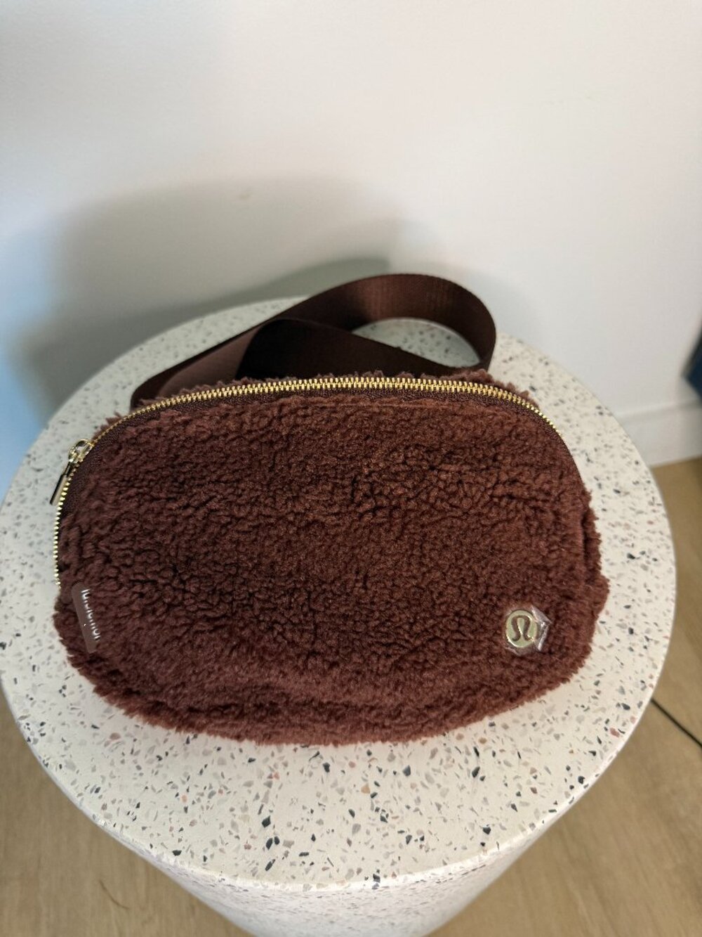 NWOT Lululemon Burgundy Gold Everywhere Belt Bag